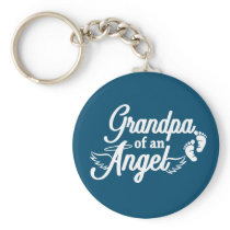 Grandpa of an Angel Keychain