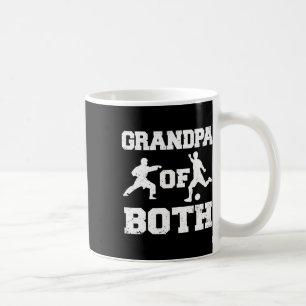 Grandpa Of Both Funny Soccer And Karate Grandpa  Coffee Mug