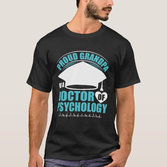 Grandpa Of Doctor Of Psychology School Psychologis T-Shirt (Front)