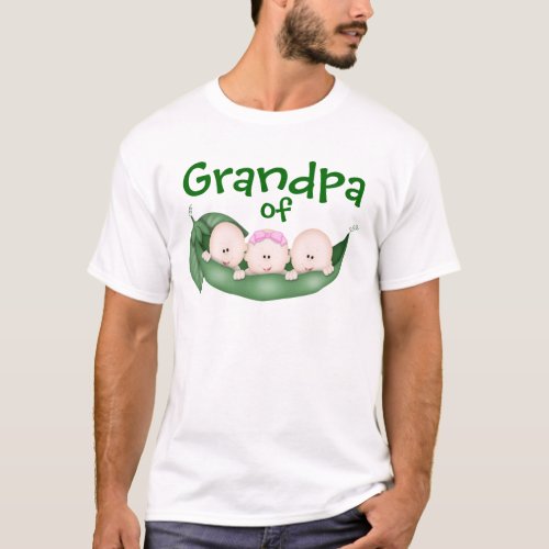 Grandpa of Mixed Triplets T_Shirt