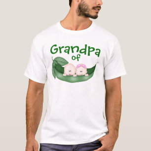 Grandpa of Mixed Twins T-Shirt