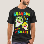 Grandpa Of The Baby Shark Birthday Grandpa Shark T T-Shirt<br><div class="desc">Grandpa Of The Baby Shark Birthday Grandpa Shark T-Shirt .shark,  diving,  fish,  gift,  gift idea,  great white shark,  sea,  whale shark,  diver,  fisherman,  fishing,  funny,  hammerhead,  i love sharks,  lover,  marine biologist,  shark fin,  shark lover,  sharks,  tiger shark,  vacation,  whale</div>