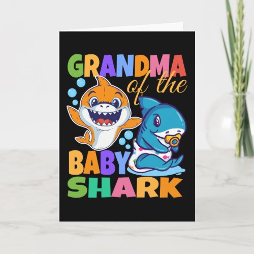 Grandpa Of The Baby Shark Card