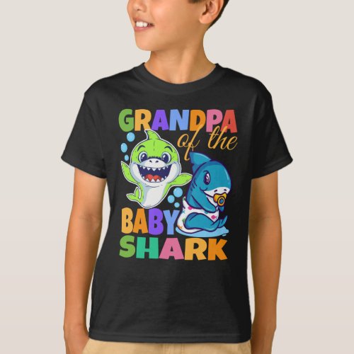 Grandpa Of The Baby Shark T_Shirt