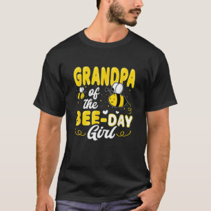 Grandpa Of The Bee Day Girl Hive Party Matching Bi T-Shirt