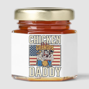 Grandpa of the Birthday Boy Cookie Milk Shirt Desi Honey Jar Favors