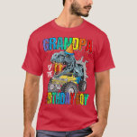 Grandpa Of The Birthday Boy Monster Truck Dinosaur T-Shirt<br><div class="desc">Grandpa Of The Birthday Boy Monster Truck Dinosaur  .</div>