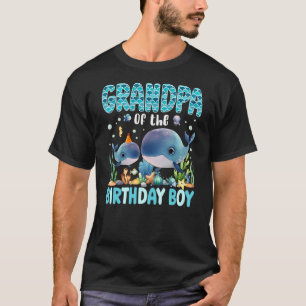 Grandpa Of The Birthday Boy Sea Fish Aquarium Sea T-Shirt