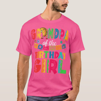 Grandpa Of The Birthday Girl Happy Bday Taco Theme T-Shirt
