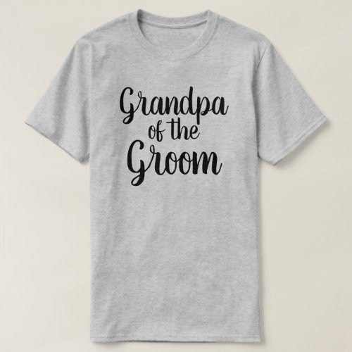 Grandpa of the Groom T_Shirt