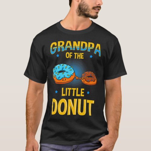 Grandpa Of The Little Donut Gender Reveal Baby T_Shirt