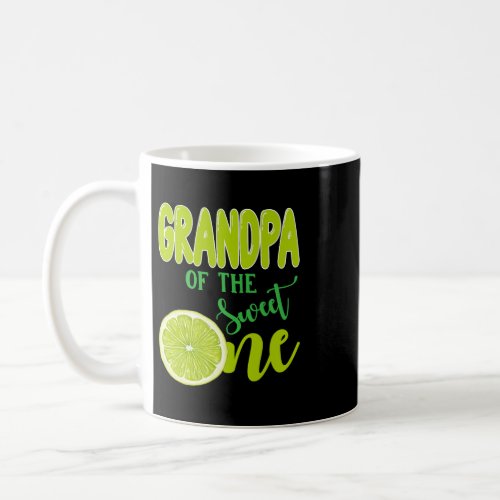 Grandpa of the Sweet One 1st Birthday Lemon Girl F Coffee Mug