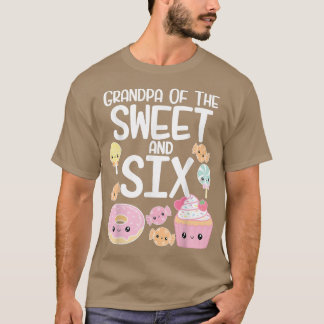 Grandpa Of The Sweet & Si Candy Theme Birthday Don T-Shirt