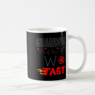 Grandpa Of The Two Fast 2nd Birthday Boy Racing Ca Coffee Mug
