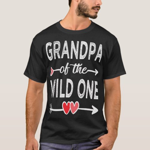 Grandpa of the wild one T_Shirt