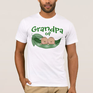 Grandpa of Twin Boys (dark skin) T-Shirt