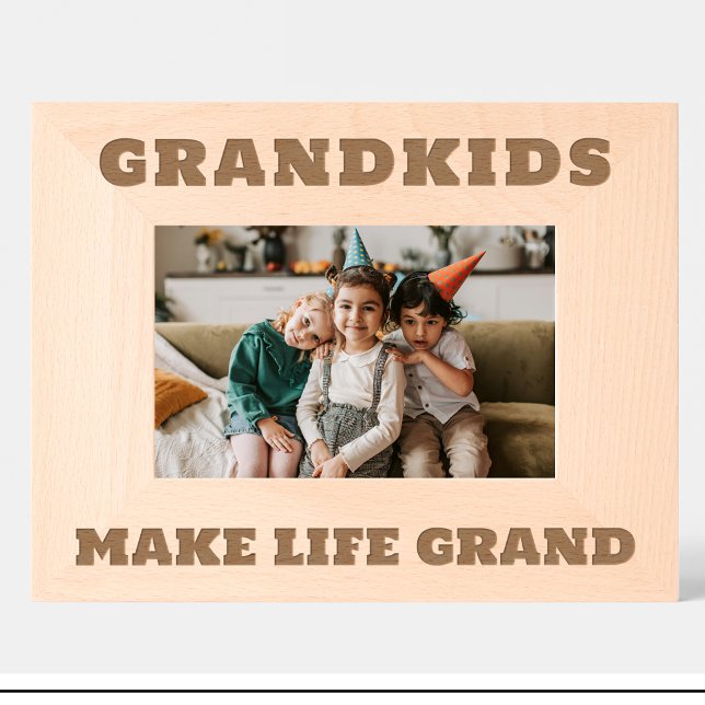 Grandpa Parents Custom wooden photo frame (Creator Uploaded)