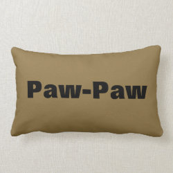 Grandpa - Paw-Paw Custom Lumbar Pillow