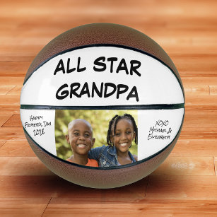 Grandpa Photo Basketball