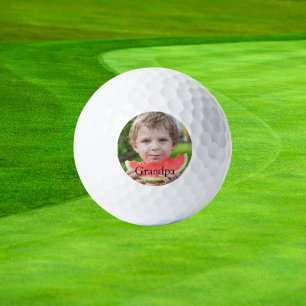 Grandpa Photo Golf Balls