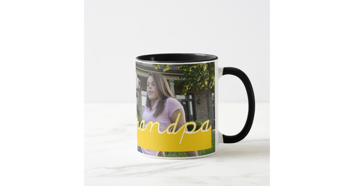 Download Grandpa Photo Mug Customized Father's Day Mugs | Zazzle.com