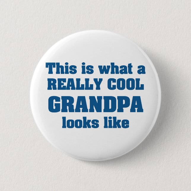 Grandpa Pinback Button (Front)