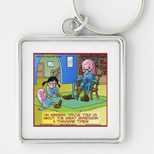 Grandpa Prozac Funny Gifts, Tees, Mugs, Cards Etc Keychain
