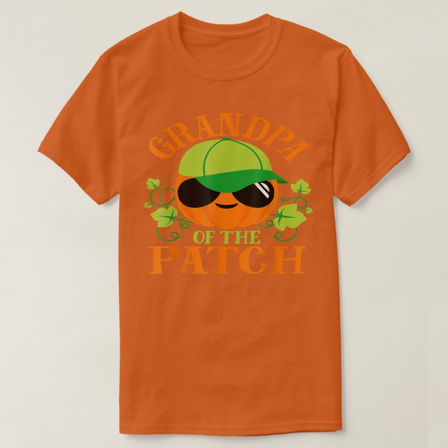 Grandpa Pumpkin of the Patch Matching Family Set H T-Shirt (Design Front)