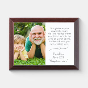 Grandpa Remembrance Custom Wall Plaque