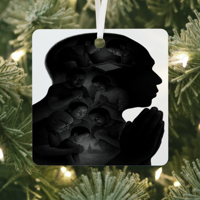 Grandpa’s Faith Journey Metal Ornament (Insitu)