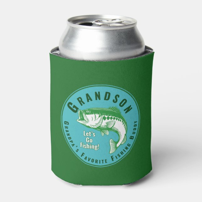 Grandpa’s Favorite Fishing Buddy Can Cooler (Can Front)