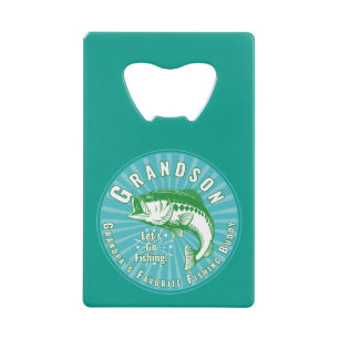 Grandpa’s Favorite Fishing Buddy Credit Card Bottle Opener