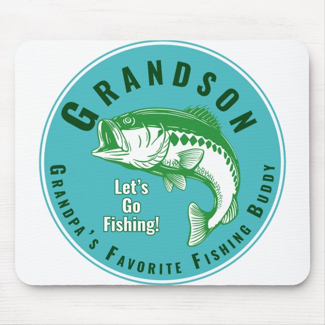 Grandpa’s Favorite Fishing Buddy Mouse Pad (Front)