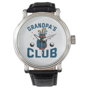 Grandpa’s Golf Club Gift Funny Watch