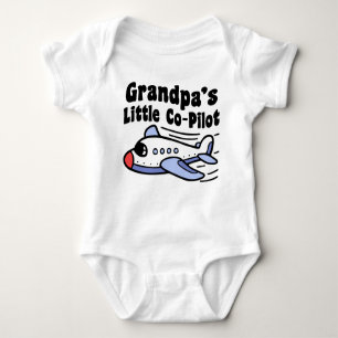 Grandpa’s Little Co-Pilot Baby Bodysuit