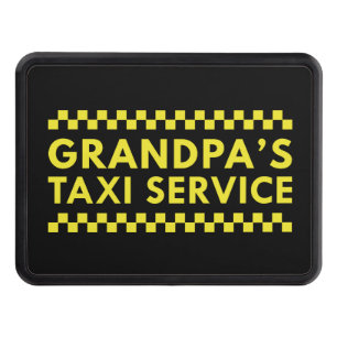 Grandpa’s Taxi Service Hitch Cover