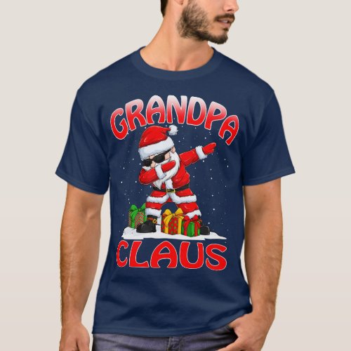 Grandpa Santa Claus Christmas Matching Costume 1 T_Shirt