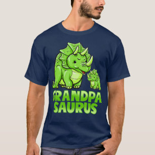 Grandpa Saurus Dinosaur Funny Grandpasaurus For T-Shirt