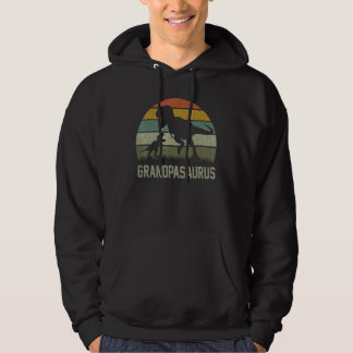 Grandpa Saurus T Rex Dinosaur GrandpaSaurus Family Hoodie