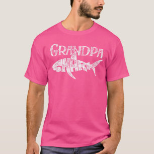 Grandpa Shark Family Matching Men Jawsome Giftsees T-Shirt