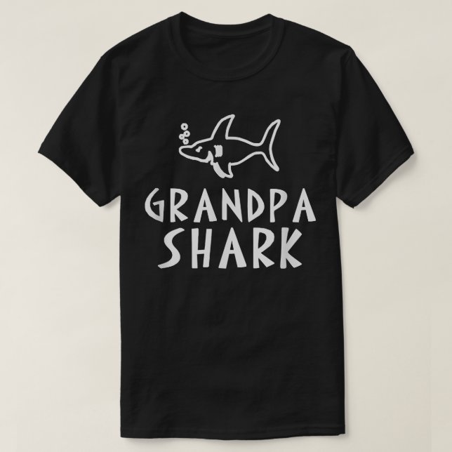 Grandpa Shark  T-Shirt (Design Front)