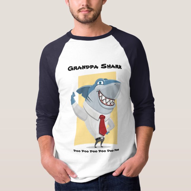 Grandpa Shark T-Shirt (Front)