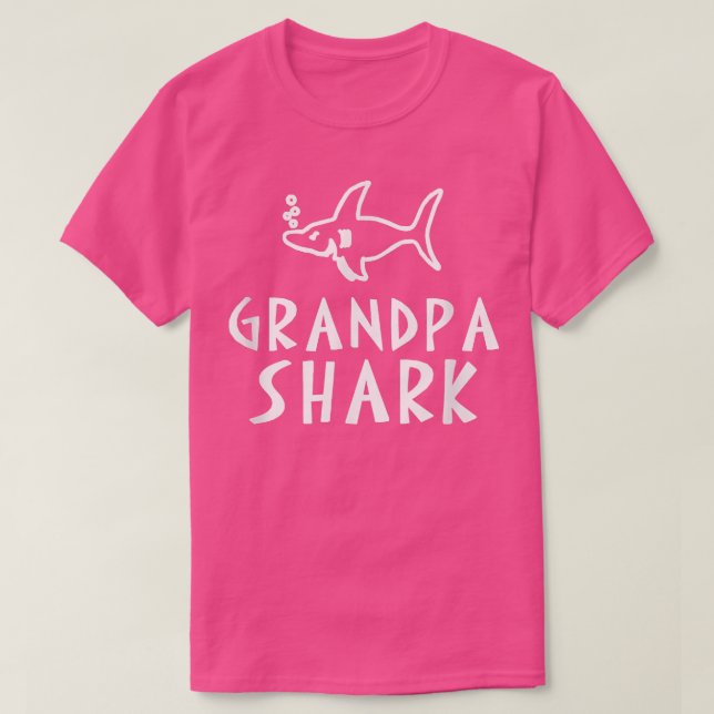 Grandpa Shark  T-Shirt (Design Front)