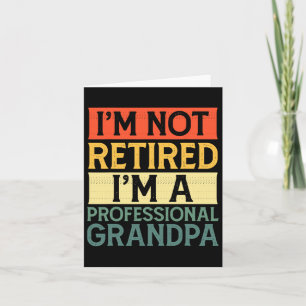Grandpa Shirt For Men Funny Fathers Day Retired Gr Card