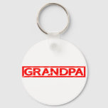 Grandpa Stamp Keychain