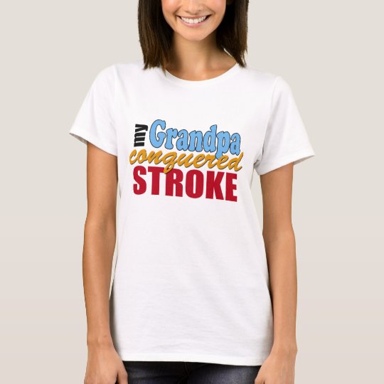 Grandpa Stroke Survivor T Shirt 