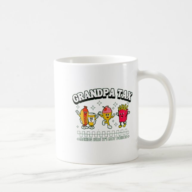 Grandpa Tax Funny Grandpa Humorous Gift For Grandp Coffee Mug (Right)