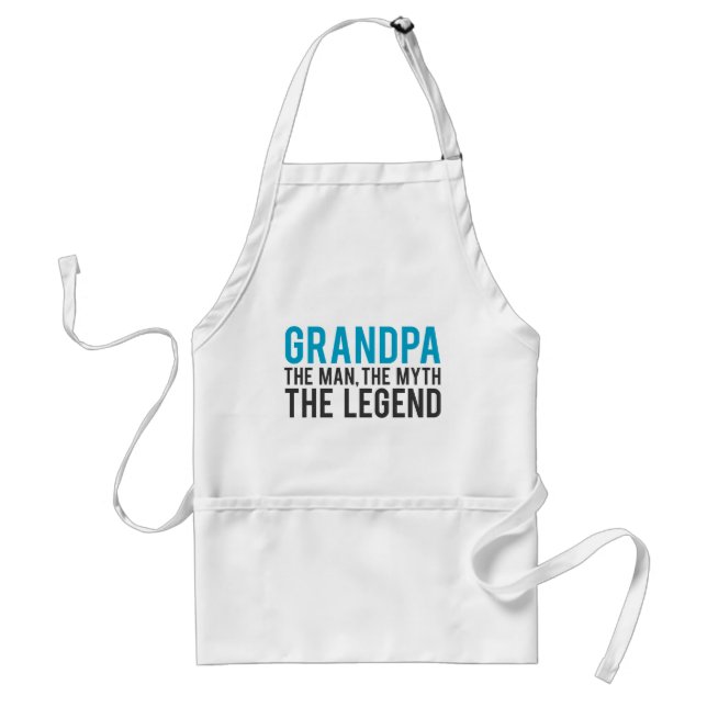 Grandpa, the Man, the Myth, the Legend Adult Apron (Front)