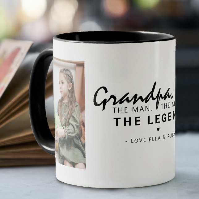 Grandpa. The Man. The Myth. The Legend. | Photo Mug (Creator Uploaded)