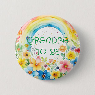 Grandpa to be   Baby Shower Button